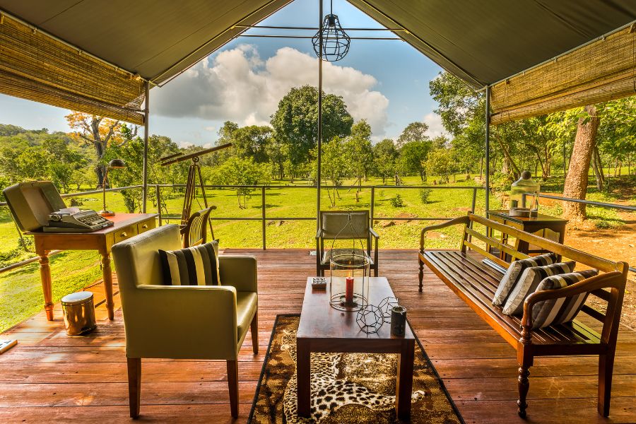 Ahaspokuna Glamping Lodge in Sri Lanka